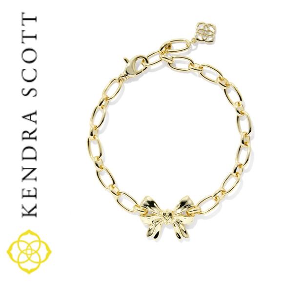 Kendra Scott Jewelry - NEW | Kendra Scott | Belle Gold Bow Chain Bracelet
